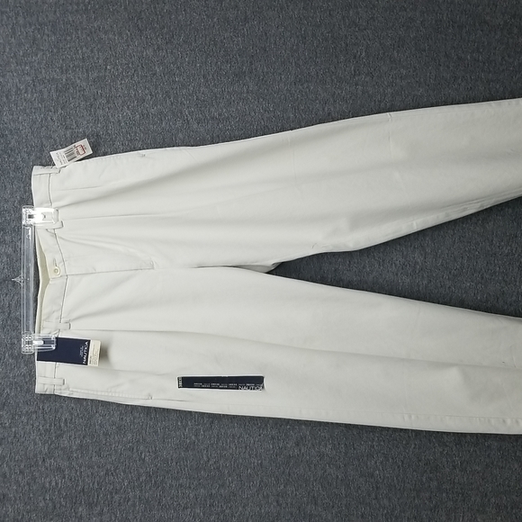 Nautica Rigger Mens Casual White Pants 100% Cotton (38 x 30.5) - Picture 1 of 17